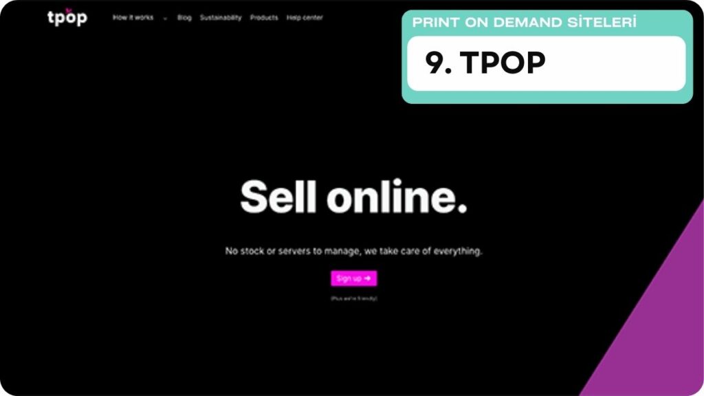 print on demand siteleri - tpop