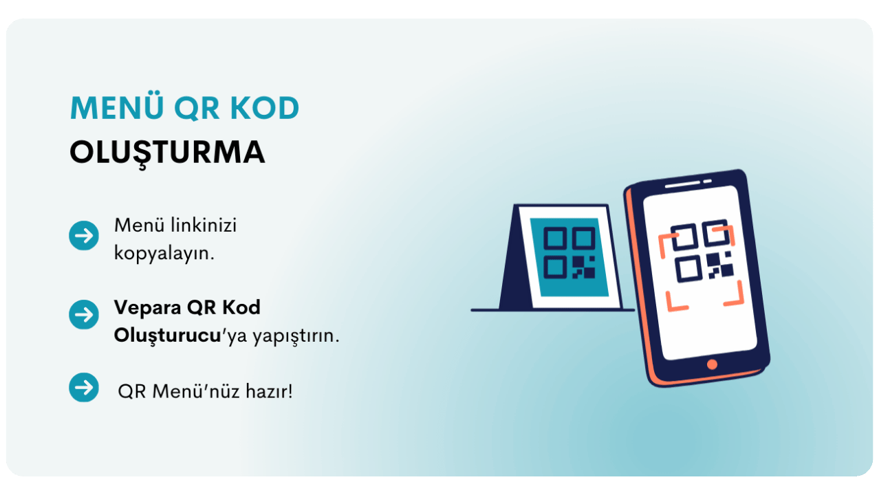 menü qr kod oluşturma